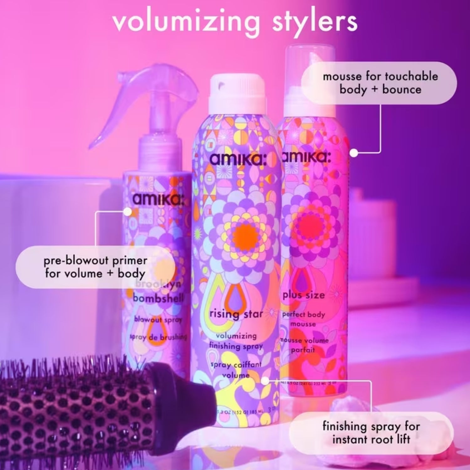 amika Rising Star Volumizing Finishing 