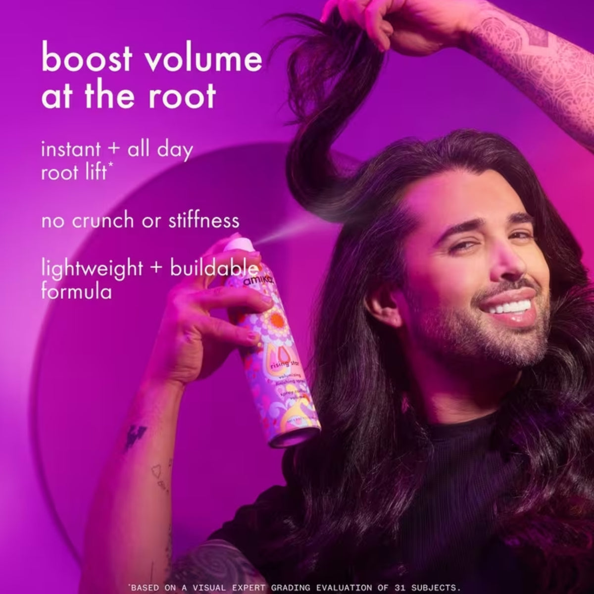 amika Rising Star Volumizing Finishing Spray – Root Lift Hair Spray benefits