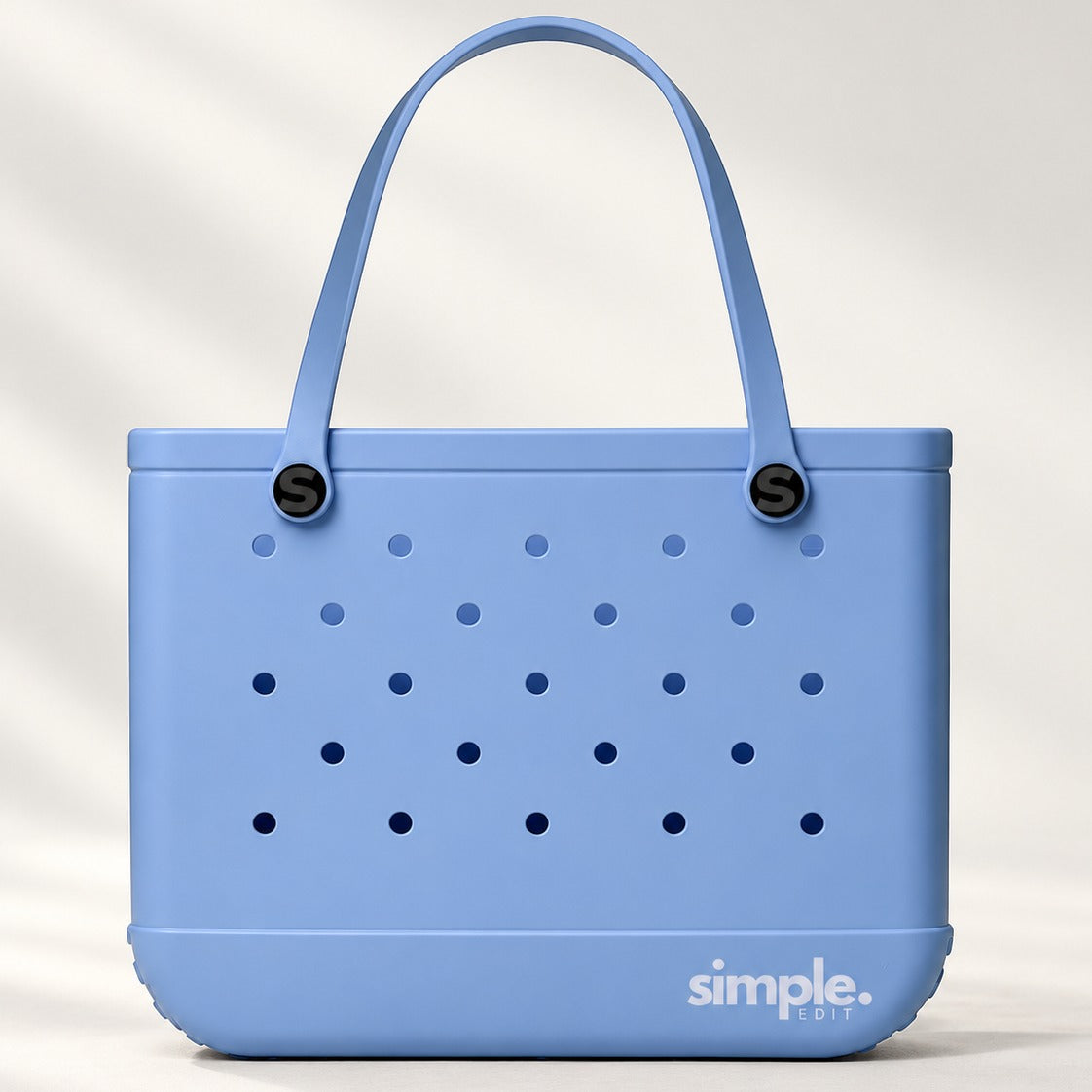 Everyday Extra Large EVA Tote in Carolina on My Mind Blue, waterproof sandproof oversized beach and travel carryall