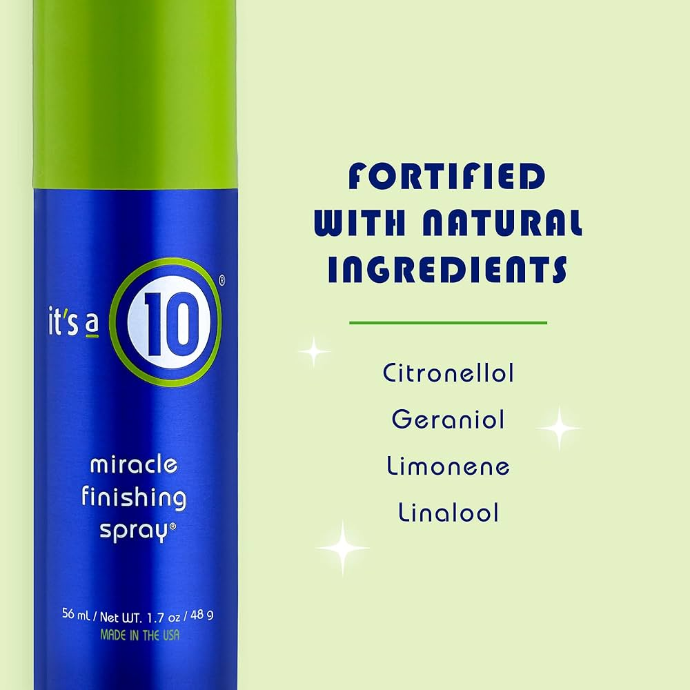 It's a 10 Miracle Finishing Spray Ingredients