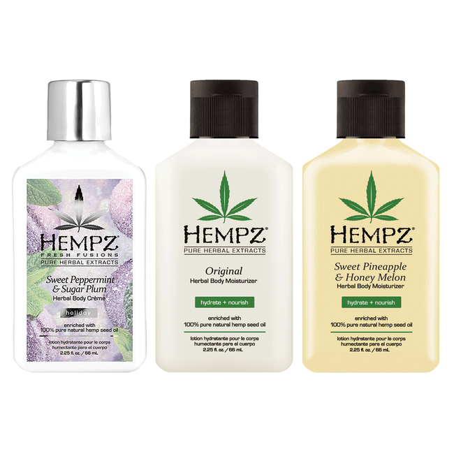 Hempz Shine Bright Trio Products