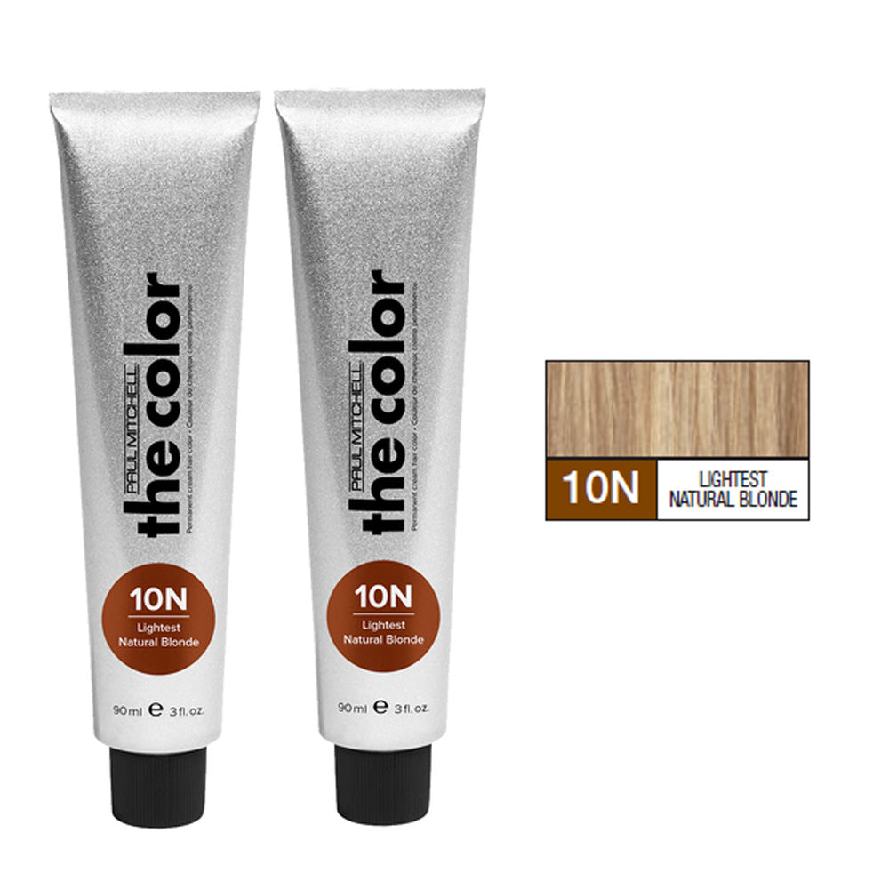 Paul Mitchell the Color Natural Level Cream Color Permanent Duo Set 3oz 10n
