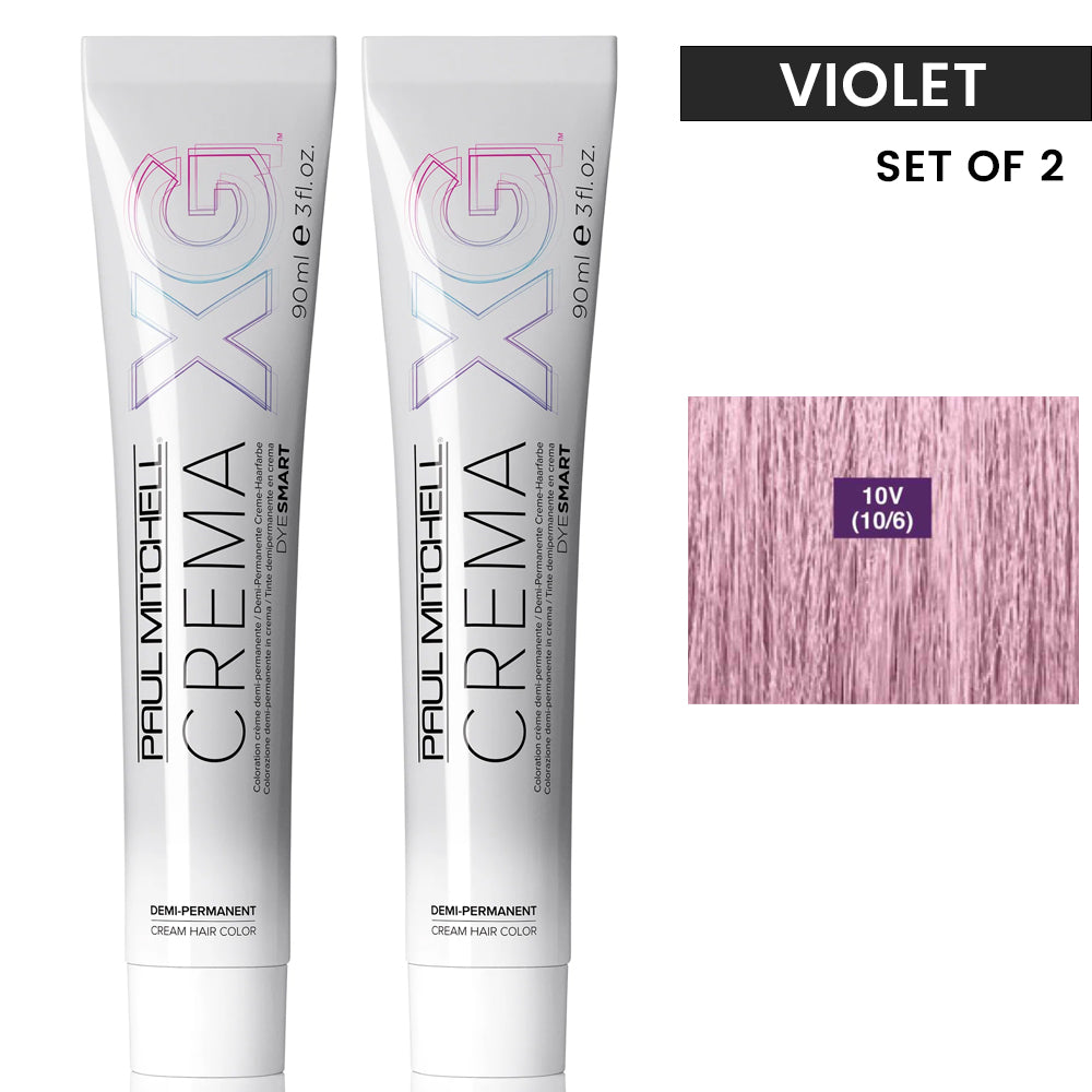 The Color XG Crema Violet Shade Level Duo Dye Smart 90ml set of 2 10v
