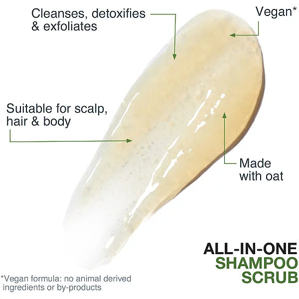All-In-One Shampoo & Body Scrub Texture