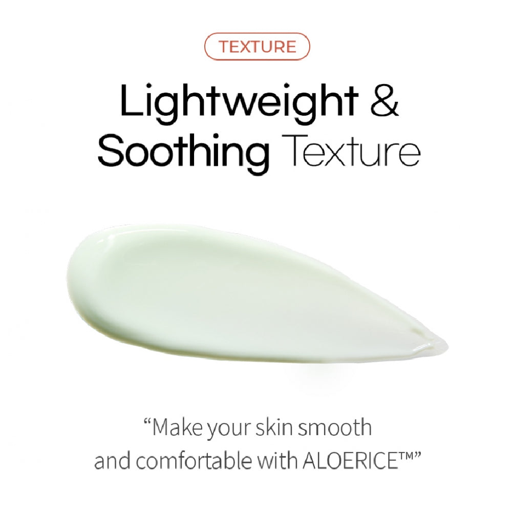 BE THE SKIN - Sebum Zero Aloerice Vegan Sun Cream SPF 50+, PA++++ 50ml Texture