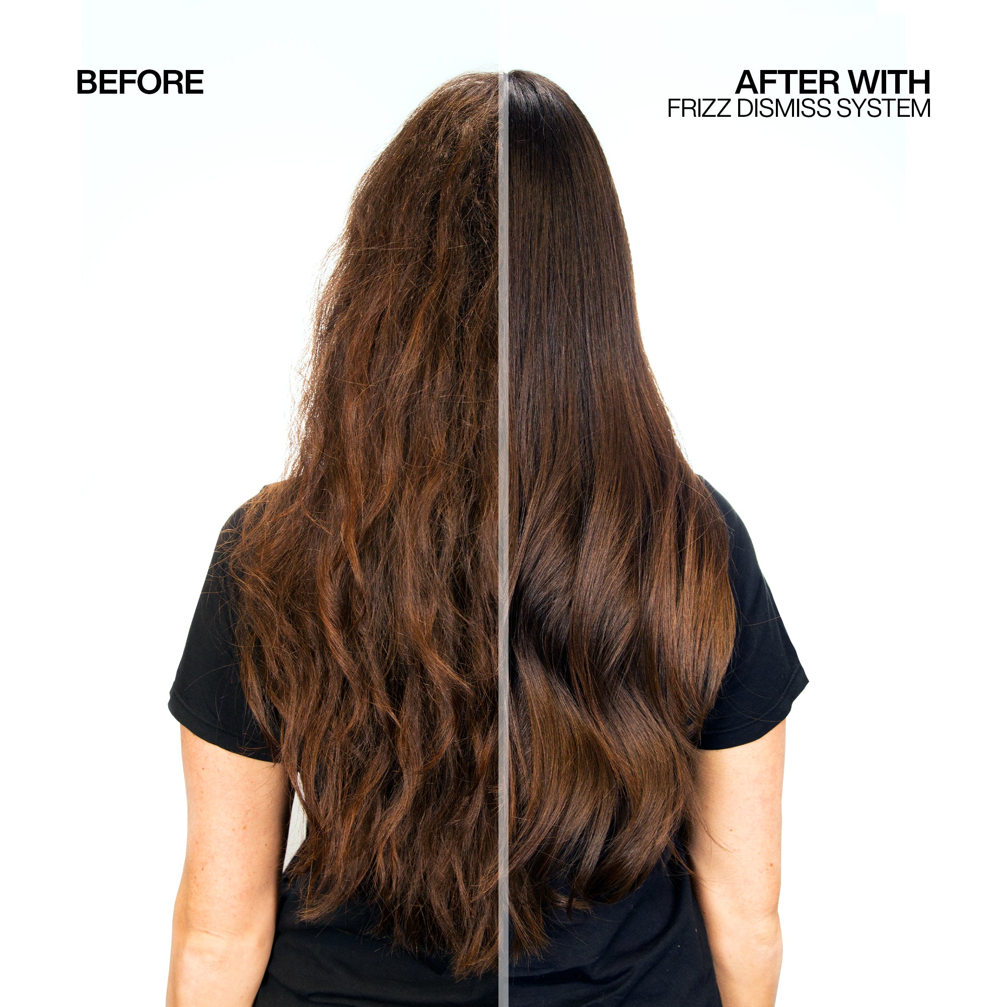 Redken Frizz Dismiss Before After