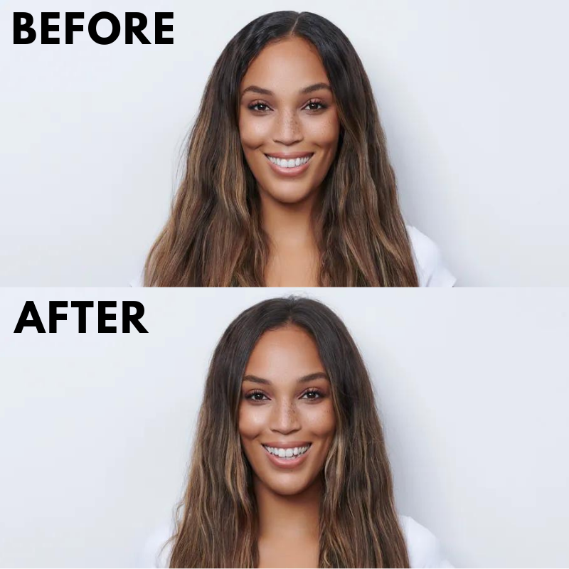 Moroccanoil Dry Shampoo Dark Tones Before and After
