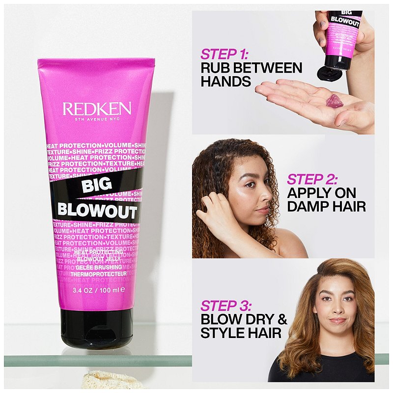 Redken Big Blowout Heat Protecting Blowout Jelly 3.4oz / 100ml