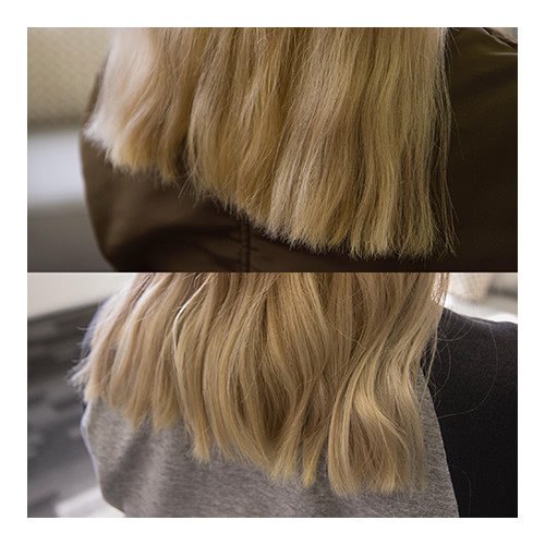 Before and After using Olaplex 4 5