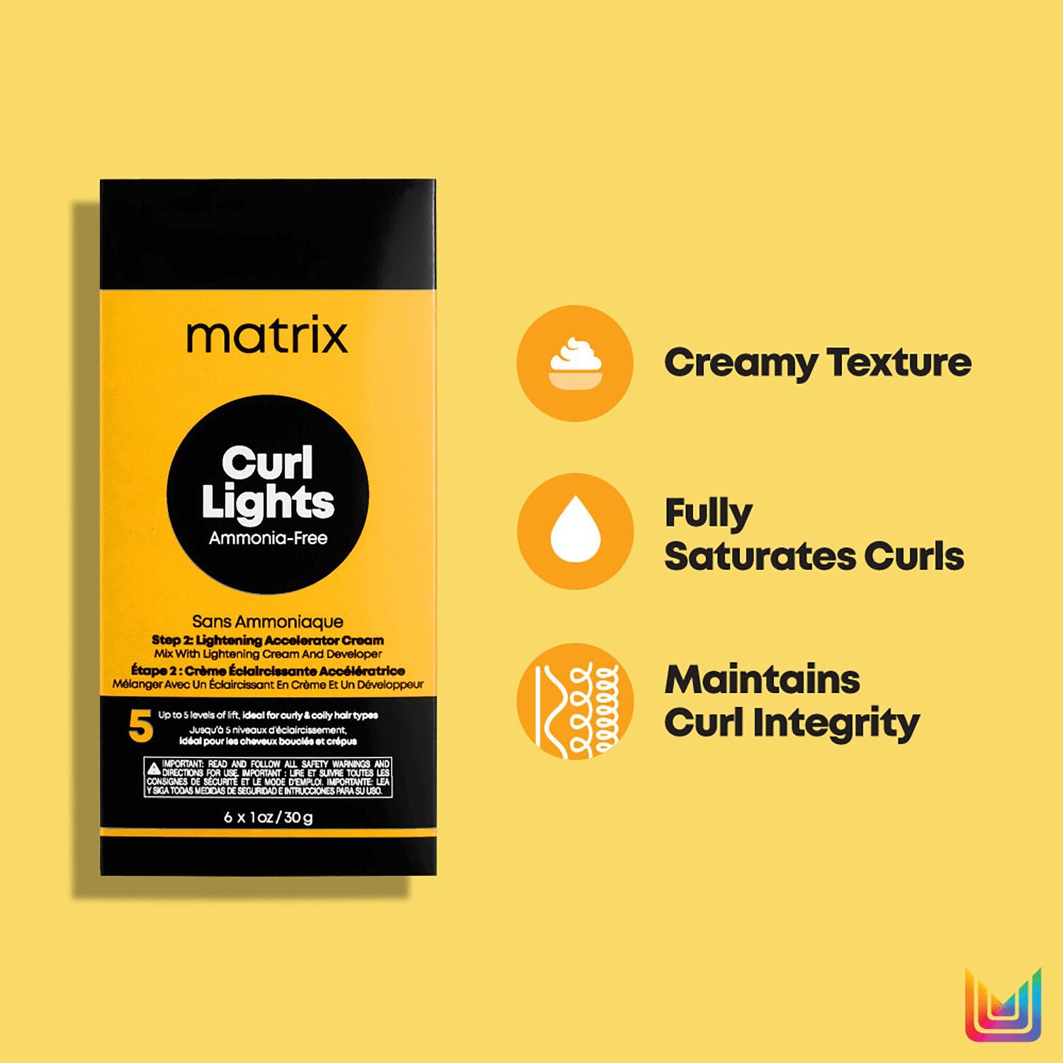 Matrix Curl Lights Ammonia-Free Lightening System Step2