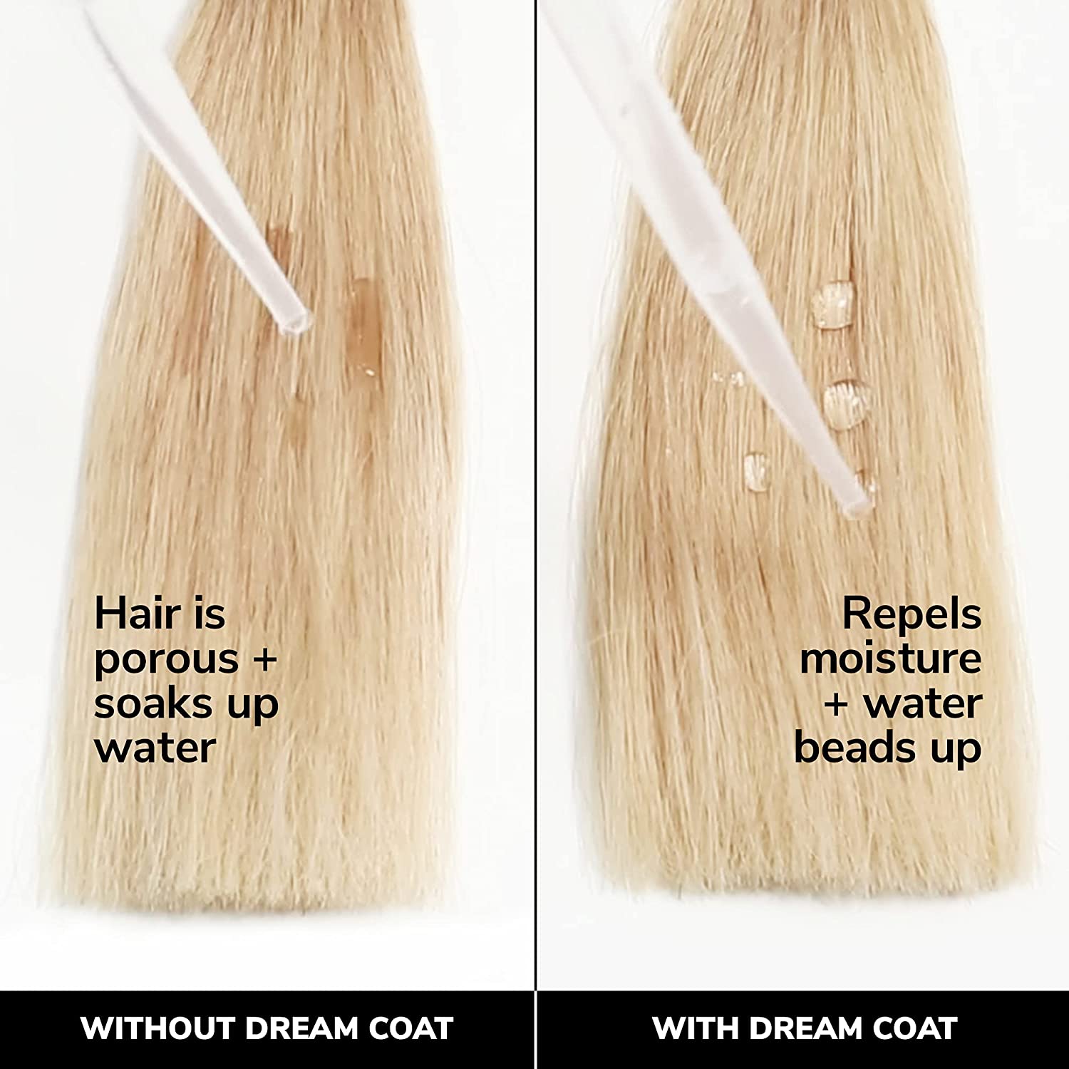 dream coat before and after