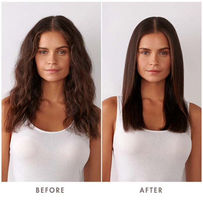 Moroccanoil Smooth Style Ceramic Heated Brush Before and After