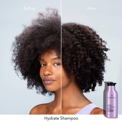 pureology hydrate before and after