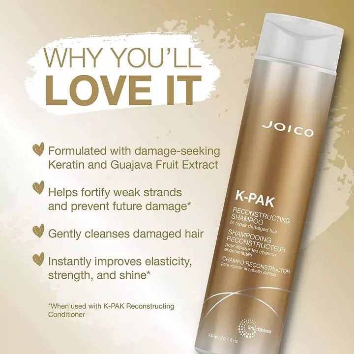 Joico K-Pak Reconstructing Shampoo Benefit