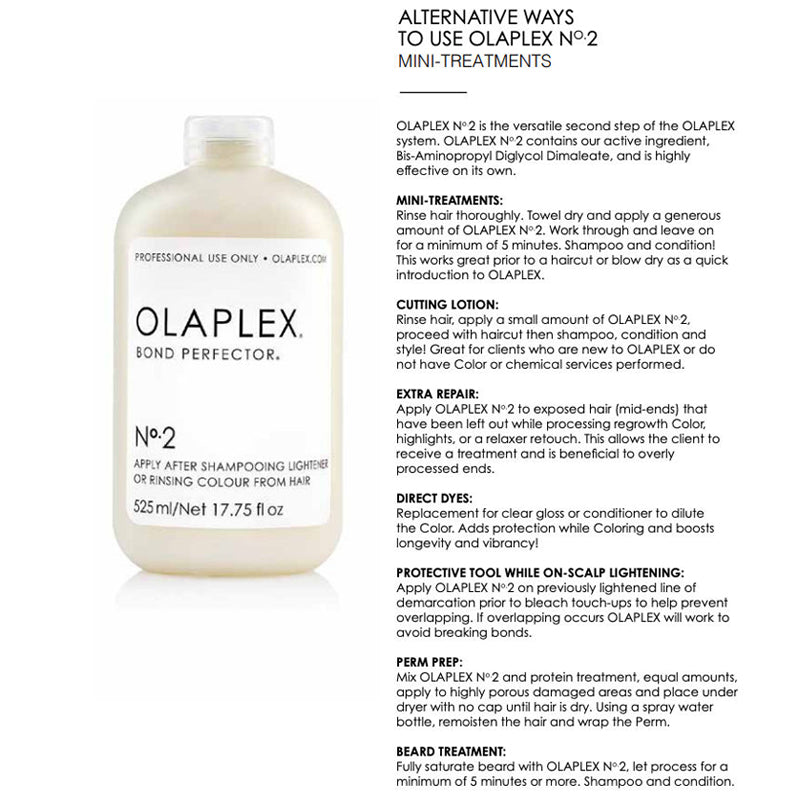 Olaplex No.2 Bond Perfector 17.75oz / 525ml - Olaplex Products for Convenient and Professional Way to Color Your Hair Without Damage