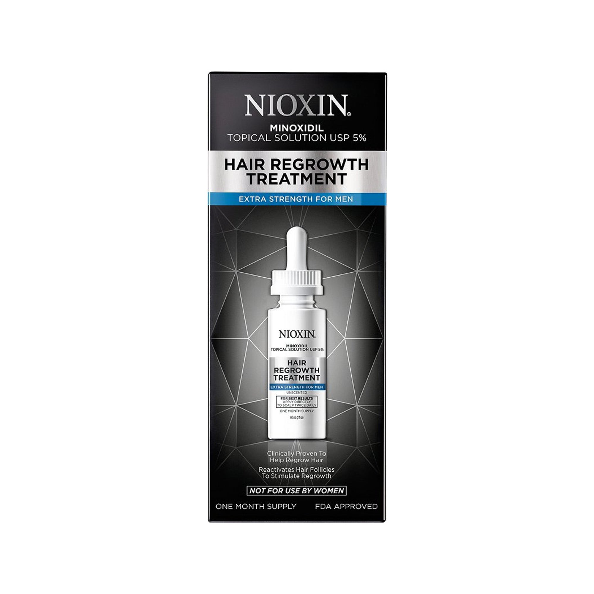 Nioxin 5% Minoxidil Hair Regrowth Treatment For Men 2.1oz / 60ml