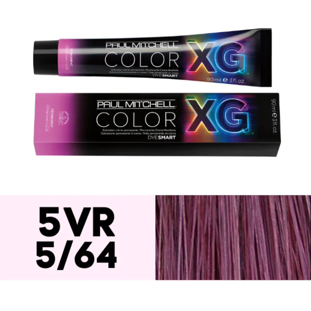 Paul Mitchell The Color XG Professional Permanent Cream Hair Color Violet Red Level 3oz / 90ml
