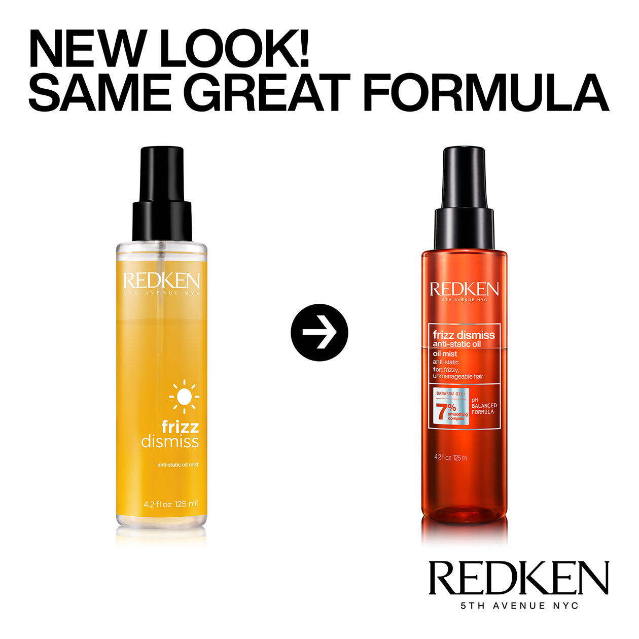 Redken Frizz Dismiss Oil Mist Packaging