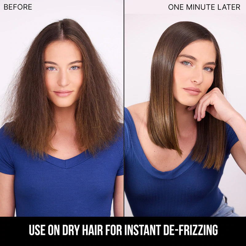 One Minute Transoformation on-the spot frizz fix