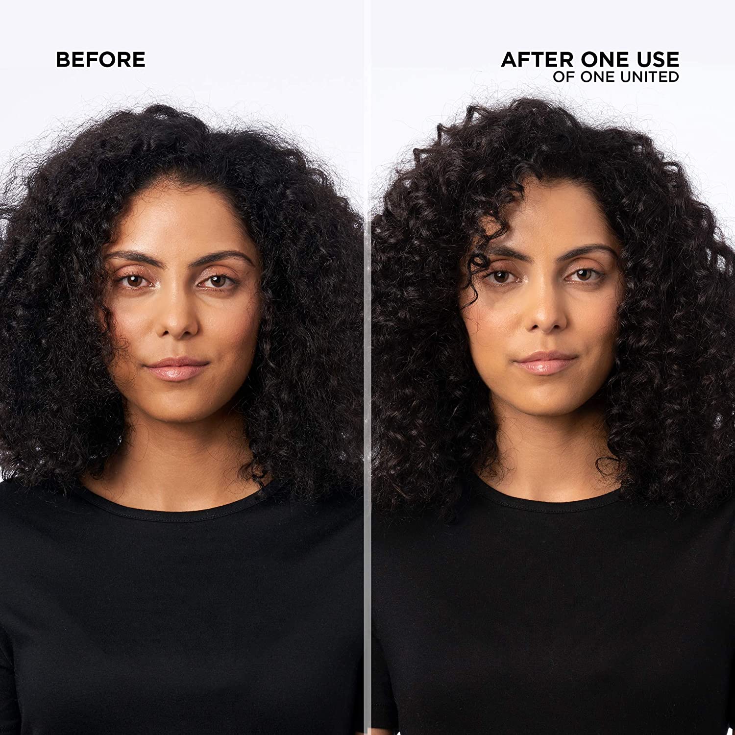 Redken One United Before and After