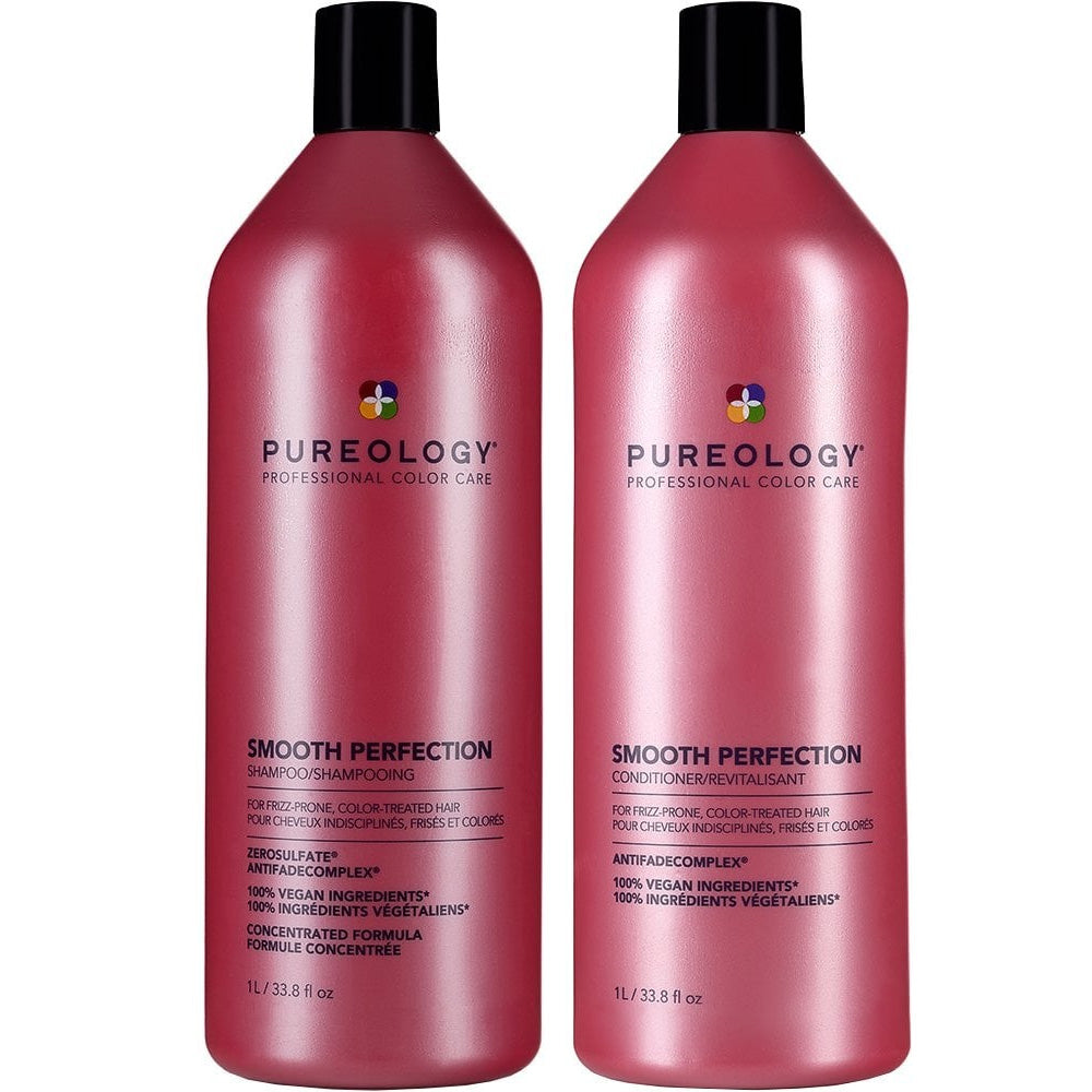 Pureology Smooth Perfection Shampoo & Conditioner 33.8oz / 1000ml