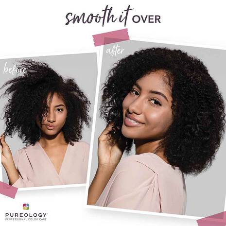 Pureology Smooth Perfection Smoothing Lotion 6.59 fl. oz. / 195ml -  Pureology Hair Products for Frizz-prone on both Color-Treated or Natural  Hair