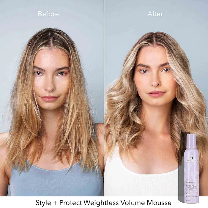 Pureology weightless mousse result