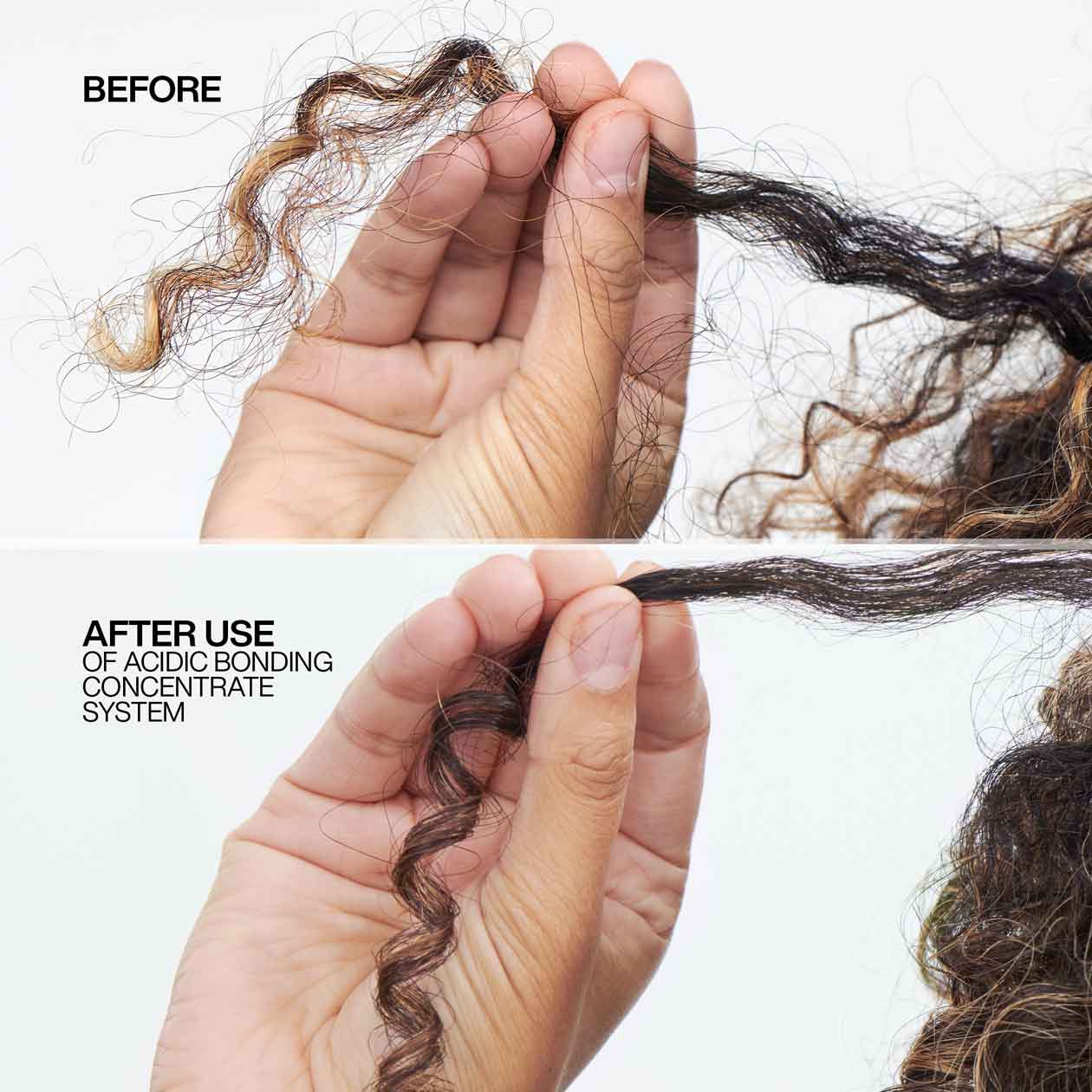 Redken Acidic Bonding Concentrate Before and After