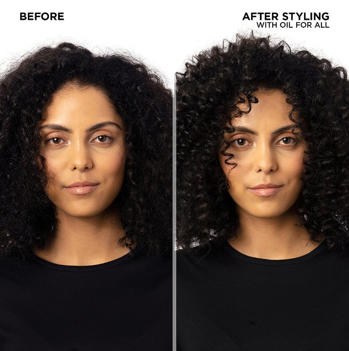 Redken Oil for All Invisible Before After