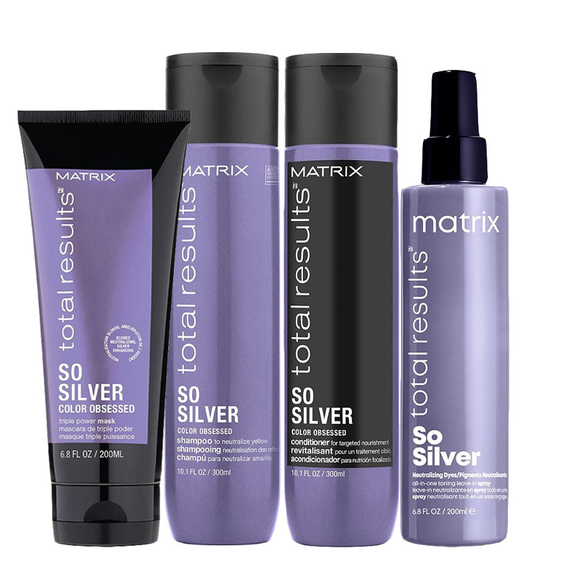 Matrix So Set - Matrix Hair for Additional Shine, Tames Coarseness, and Fights Hair Dryness