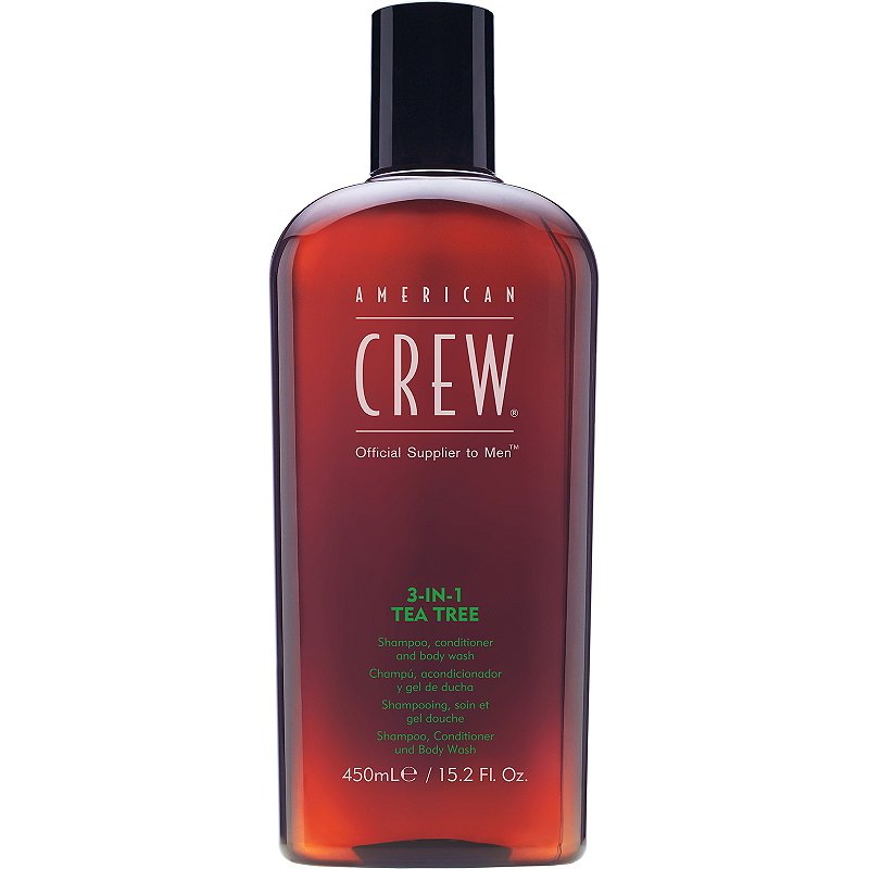American Crew 3-in-1 Tea Tree Shampoo, Conditioner and Body Wash 15.2oz / 450ml