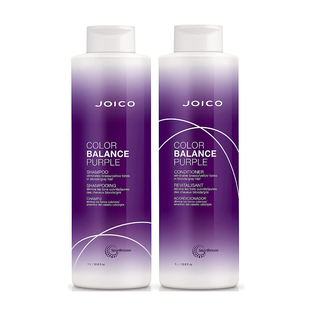 Joico Color Balance Purple Shampoo & Conditioner 1L