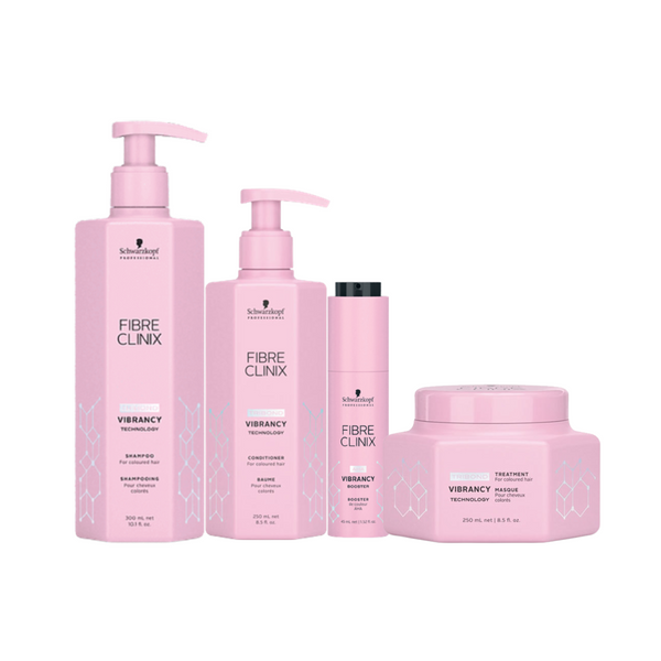 Schwarzkopf Fibre Clinix Vibrancy Shampoo, popular Conditioner & Treatment Mask set