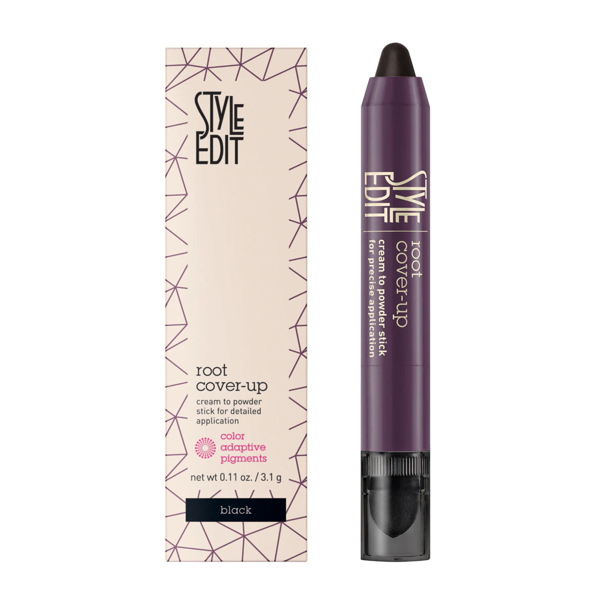 Style Edit Instant Root Cover Up Stick Black Hair 0.11oz / 3.1g