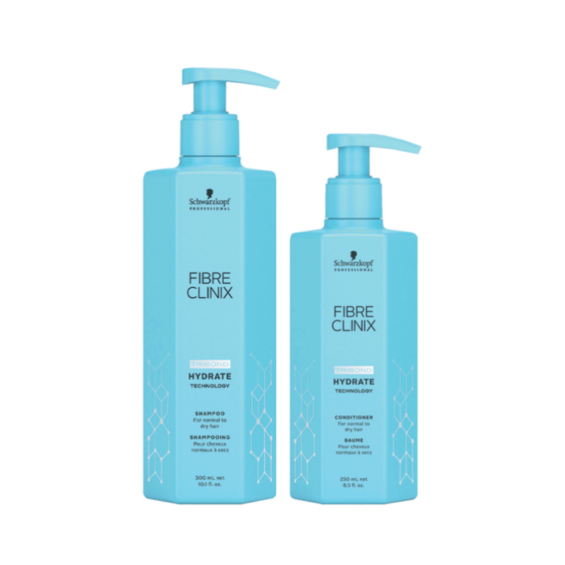 Schwarzkopf Fibre Clinix Hydrate Shampoo 300ml & Conditioner 250ml