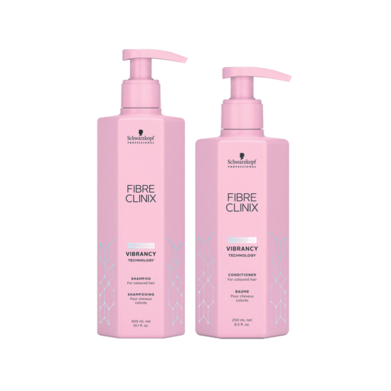 Schwarzkopf Fibre Clinix Vibrancy Shampoo 300ml & Conditioner 250ml/10.1oz